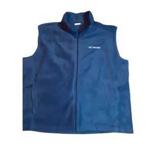 Columbia  Fleece Vest Men's Size Extra Large xl Navy Blue